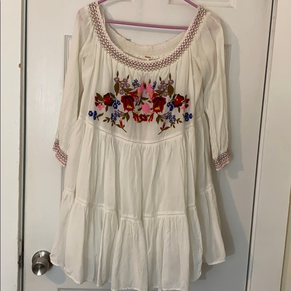 Free people size large white dress